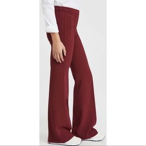 THEORY Demitria Pull On Pants Maroon